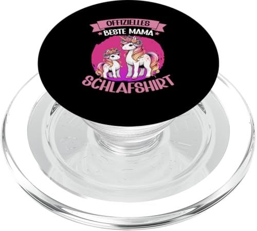 Offizielles Beste Mama Schlafshirt Einhorn Muttertag Unicorn PopSockets PopGrip für MagSafe Offizielles Beste Mama Schlafshirt Einhorn Muttertag Unicorn PopSockets PopGrip für MagSafe von Stolze Schlafende Mama Liebevolle Mami Mutter