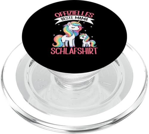 Offizielles Beste Mama Schlafshirt Einhorn Muttertag Unicorn PopSockets PopGrip für MagSafe Offizielles Beste Mama Schlafshirt Einhorn Muttertag Unicorn PopSockets PopGrip für MagSafe von Stolze Schlafende Mama Liebevolle Mami Mutter