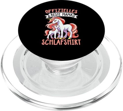 Offizielles Beste Mama Schlafshirt Einhorn Muttertag Unicorn PopSockets PopGrip für MagSafe Offizielles Beste Mama Schlafshirt Einhorn Muttertag Unicorn PopSockets PopGrip für MagSafe von Stolze Schlafende Mama Liebevolle Mami Mutter