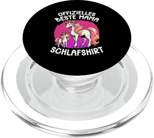 Offizielles Beste Mama Schlafshirt Einhorn Muttertag Unicorn PopSockets PopGrip für MagSafe Offizielles Beste Mama Schlafshirt Einhorn Muttertag Unicorn PopSockets PopGrip für MagSafe von Stolze Schlafende Mama Liebevolle Mami Mutter