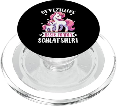 Offizielles Beste Mama Schlafshirt Einhorn Muttertag Unicorn PopSockets PopGrip für MagSafe Offizielles Beste Mama Schlafshirt Einhorn Muttertag Unicorn PopSockets PopGrip für MagSafe von Stolze Schlafende Mama Liebevolle Mami Mutter