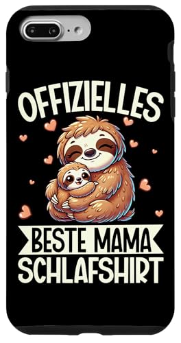 Offizielles Beste Mama Schlafshirt Faultier Muttertag Sloth Hülle für iPhone 7 Plus/8 Plus von Stolze Schlafende Mama Liebevolle Mami Mutter