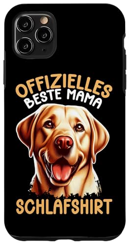 Offizielles Beste Mama Schlafshirt Labrador Muttertag Hund Hülle für iPhone 11 Pro Max von Stolze Schlafende Mama Liebevolle Mami Mutter