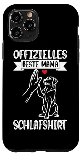 Offizielles Beste Mama Schlafshirt Labrador Muttertag Hund Hülle für iPhone 11 Pro von Stolze Schlafende Mama Liebevolle Mami Mutter