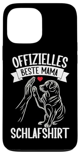 Offizielles Beste Mama Schlafshirt Labrador Muttertag Hund Hülle für iPhone 13 Pro Max von Stolze Schlafende Mama Liebevolle Mami Mutter