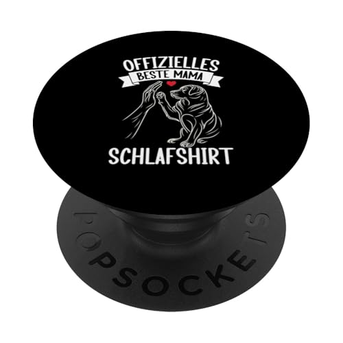 Offizielles Beste Mama Schlafshirt Labrador Muttertag Hund PopSockets Klebender PopGrip von Stolze Schlafende Mama Liebevolle Mami Mutter