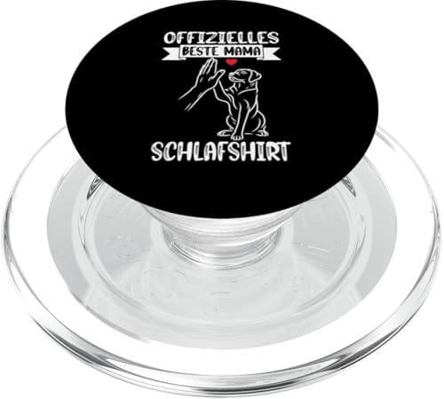 Offizielles Beste Mama Schlafshirt Labrador Muttertag Hund PopSockets PopGrip für MagSafe von Stolze Schlafende Mama Liebevolle Mami Mutter