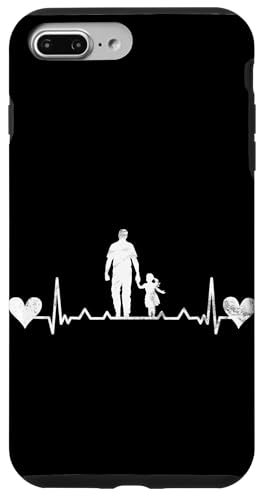 Papa Tochter Vatertag Vaterschaft Elternteil Heartbeat Hülle für iPhone 7 Plus/8 Plus Papa Tochter Vatertag Vaterschaft Elternteil Heartbeat Hülle für iPhone 7 Plus/8 Plus von Stolzer Liebevoller Papa Vater Daddy Einer Tochter