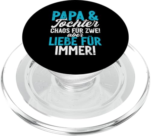 Papa & Tochter Chaos Für Zwei Aber Liebe Für Immer Vatertag PopSockets PopGrip für MagSafe Papa & Tochter Chaos Für Zwei Aber Liebe Für Immer Vatertag PopSockets PopGrip für MagSafe von Stolzer Liebevoller Papa Vater Daddy Einer Tochter