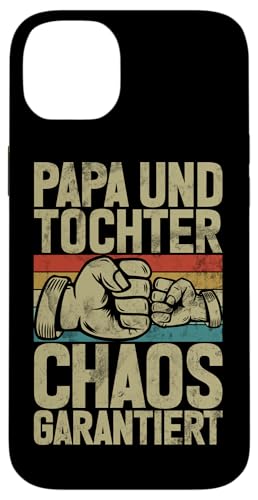 Papa & Tochter Chaos Garantiert Vatertag Stolzer Vater Hülle für iPhone 14 Plus Papa & Tochter Chaos Garantiert Vatertag Stolzer Vater Hülle für iPhone 14 Plus von Stolzer Liebevoller Papa Vater Daddy Einer Tochter