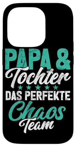 Papa & Tochter Das Perfekte Chaos Team Vatertag Vater Hülle für iPhone 14 Pro Papa & Tochter Das Perfekte Chaos Team Vatertag Vater Hülle für iPhone 14 Pro von Stolzer Liebevoller Papa Vater Daddy Einer Tochter
