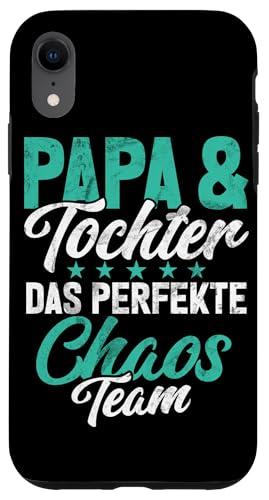 Papa & Tochter Das Perfekte Chaos Team Vatertag Vater Hülle für iPhone XR Papa & Tochter Das Perfekte Chaos Team Vatertag Vater Hülle für iPhone XR von Stolzer Liebevoller Papa Vater Daddy Einer Tochter