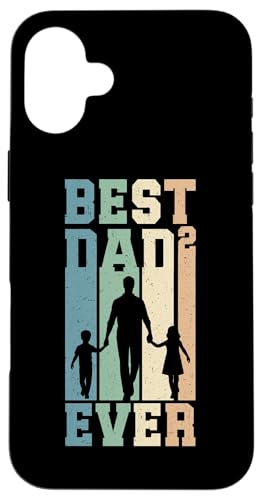 Best Dad Ever Papa Von 2 Söhnen Vatertag Vaterschaft Hülle für iPhone 16 Plus von Stolzer Liebevoller Papa Vater Daddy Von Söhnen