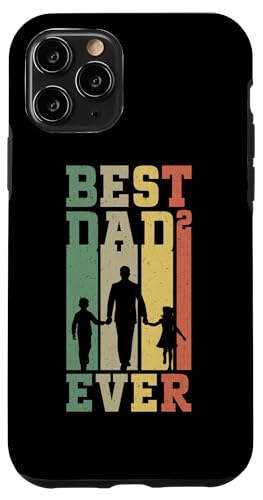 Best Dad Ever Retro Papa Von 2 Söhnen Vatertag Stolzer Vater Hülle für iPhone 11 Pro von Stolzer Liebevoller Papa Vater Daddy Von Söhnen