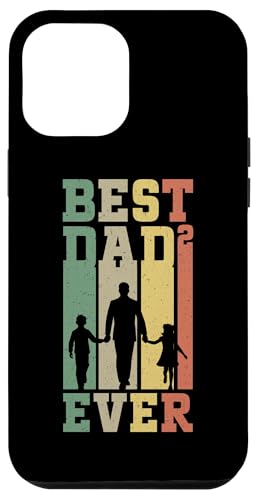 Best Dad Ever Retro Papa Von 2 Söhnen Vatertag Stolzer Vater Hülle für iPhone 12 Pro Max von Stolzer Liebevoller Papa Vater Daddy Von Söhnen