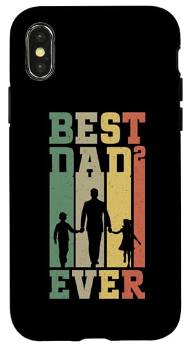 Best Dad Ever Retro Papa Von 2 Söhnen Vatertag Stolzer Vater Hülle für iPhone X/XS Best Dad Ever Retro Papa Von 2 Söhnen Vatertag Stolzer Vater Hülle für iPhone X/XS von Stolzer Liebevoller Papa Vater Daddy Von Söhnen