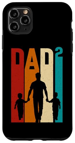 Dad Papa Von 2 Söhnen Vatertag Vaterschaft Elternteil Hülle für iPhone 11 Pro Max von Stolzer Liebevoller Papa Vater Daddy Von Söhnen