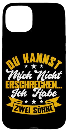 Du Kannst Mich Nicht Erschrecken Ich Habe Zwei Söhne Hülle für iPhone 15 Plus von Stolzer Liebevoller Papa Vater Daddy Von Söhnen