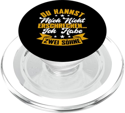 Du Kannst Mich Nicht Erschrecken Ich Habe Zwei Söhne PopSockets PopGrip für MagSafe Du Kannst Mich Nicht Erschrecken Ich Habe Zwei Söhne PopSockets PopGrip für MagSafe von Stolzer Liebevoller Papa Vater Daddy Von Söhnen
