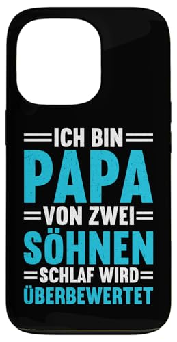Ich Bin Papa Von Zwei Söhnen Schlaf Wird Überbewertet Hülle für iPhone 13 Pro von Stolzer Liebevoller Papa Vater Daddy Von Söhnen