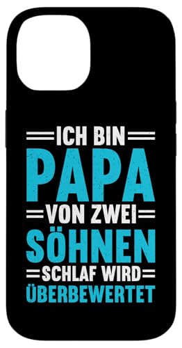 Ich Bin Papa Von Zwei Söhnen Schlaf Wird Überbewertet Hülle für iPhone 14 von Stolzer Liebevoller Papa Vater Daddy Von Söhnen