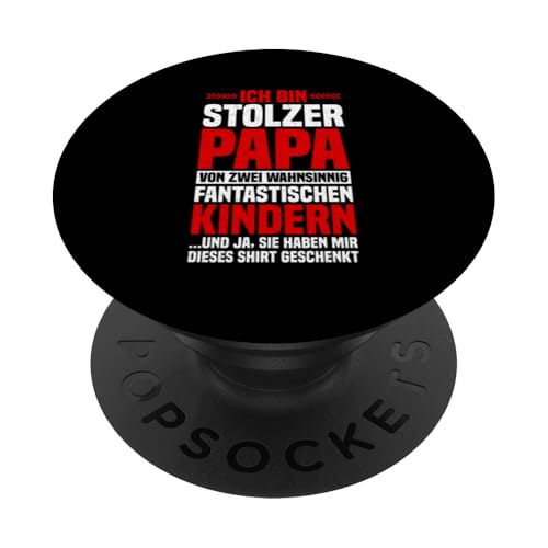 Ich Bin Stolzer Papa Von Zwei Kindern Papa Von 2 Söhnen PopSockets Klebender PopGrip Ich Bin Stolzer Papa Von Zwei Kindern Papa Von 2 Söhnen PopSockets Klebender PopGrip von Stolzer Liebevoller Papa Vater Daddy Von Söhnen