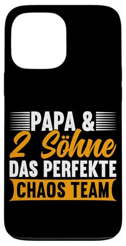 Papa Von 2 Söhnen Das Perfekte Chaos Team Vatertag Hülle für iPhone 13 Pro Max von Stolzer Liebevoller Papa Vater Daddy Von Söhnen