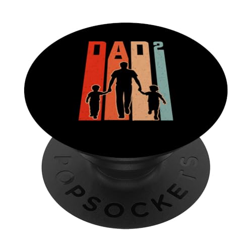 Papa Von 2 Söhnen Vatertag Stolzer Vater Sprüche Kindern PopSockets Klebender PopGrip von Stolzer Liebevoller Papa Vater Daddy Von Söhnen