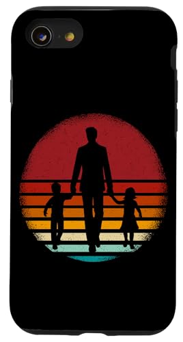 Papa Von 2 Söhnen Vatertag Vaterschaft Elternteil Vater Hülle für iPhone SE (2020) / 7 / 8 von Stolzer Liebevoller Papa Vater Daddy Von Söhnen