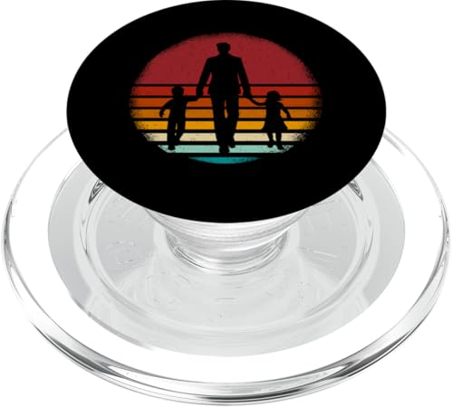 Papa Von 2 Söhnen Vatertag Vaterschaft Elternteil Vater PopSockets PopGrip für MagSafe von Stolzer Liebevoller Papa Vater Daddy Von Söhnen