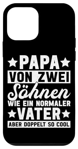 Papa Von 2 Söhnen Wie Ein Normaler Vater Aber So Cool Hülle für iPhone 12 mini von Stolzer Liebevoller Papa Vater Daddy Von Söhnen