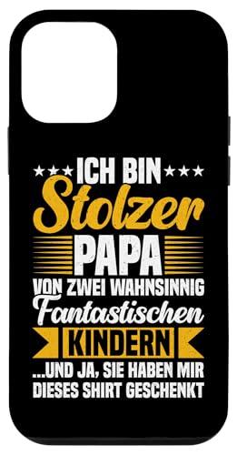 Stolzer Papa Von Zwei Kindern Vatertag Vaterschaft Hülle für iPhone 12 mini Stolzer Papa Von Zwei Kindern Vatertag Vaterschaft Hülle für iPhone 12 mini von Stolzer Liebevoller Papa Vater Daddy Von Söhnen