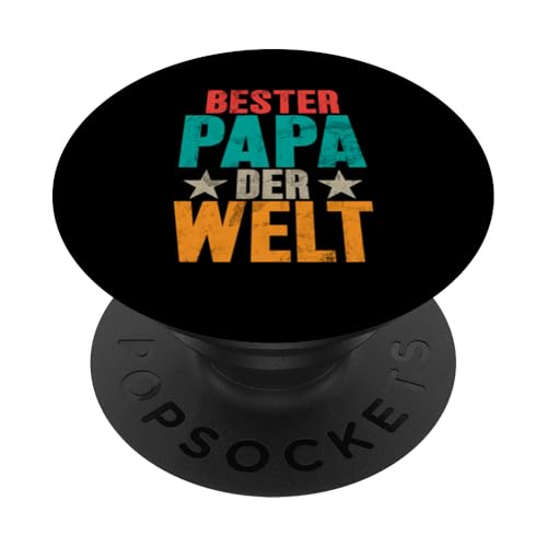 Bester Papa Der Welt Lustige Vatertag Sprüche Retro Vater PopSockets Klebender PopGrip Bester Papa Der Welt Lustige Vatertag Sprüche Retro Vater PopSockets Klebender PopGrip von Stolzer Liebevoller Papa Vatertagsgeschenk Daddy
