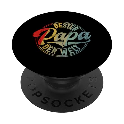 Bester Papa Der Welt Papa Witze Lustige Sprüche Vatertag PopSockets Klebender PopGrip von Stolzer Liebevoller Papa Vatertagsgeschenk Daddy