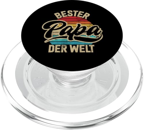 Bester Papa Der Welt Vater Sprüche Vatertag Witze Retro PopSockets PopGrip für MagSafe Bester Papa Der Welt Vater Sprüche Vatertag Witze Retro PopSockets PopGrip für MagSafe von Stolzer Liebevoller Papa Vatertagsgeschenk Daddy