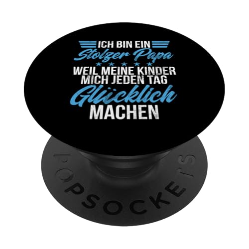Bin Ein Stolzer Papa Meine Kinder Mich Glücklich Machen PopSockets Klebender PopGrip Bin Ein Stolzer Papa Meine Kinder Mich Glücklich Machen PopSockets Klebender PopGrip von Stolzer Liebevoller Papa Vatertagsgeschenk Daddy