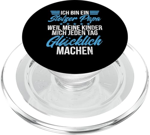 Bin Ein Stolzer Papa Meine Kinder Mich Glücklich Machen PopSockets PopGrip für MagSafe Bin Ein Stolzer Papa Meine Kinder Mich Glücklich Machen PopSockets PopGrip für MagSafe von Stolzer Liebevoller Papa Vatertagsgeschenk Daddy