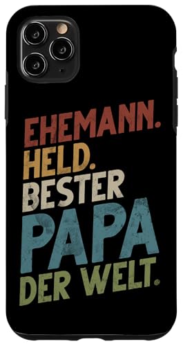Ehemann Held Bester Papa Der Welt Vatertag Vater Elternteil Hülle für iPhone 11 Pro Max Ehemann Held Bester Papa Der Welt Vatertag Vater Elternteil Hülle für iPhone 11 Pro Max von Stolzer Liebevoller Papa Vatertagsgeschenk Daddy