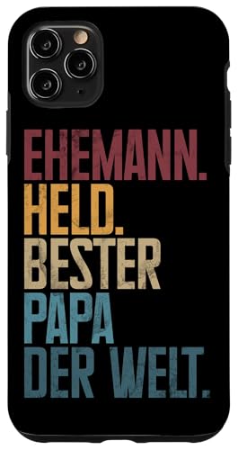 Ehemann Held Bester Papa Der Welt Vatertag Vater Elternteil Hülle für iPhone 11 Pro Max von Stolzer Liebevoller Papa Vatertagsgeschenk Daddy