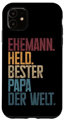 Ehemann Held Bester Papa Der Welt Vatertag Vater Elternteil Hülle für iPhone 11 Ehemann Held Bester Papa Der Welt Vatertag Vater Elternteil Hülle für iPhone 11 von Stolzer Liebevoller Papa Vatertagsgeschenk Daddy