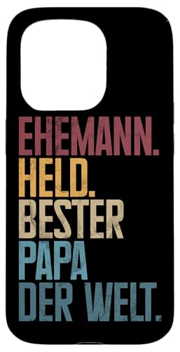 Ehemann Held Bester Papa Der Welt Vatertag Vater Elternteil Hülle für iPhone 15 Pro Ehemann Held Bester Papa Der Welt Vatertag Vater Elternteil Hülle für iPhone 15 Pro von Stolzer Liebevoller Papa Vatertagsgeschenk Daddy
