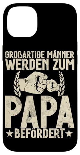 Großartige Männer Werden Zum Papa Befördert Vatertag Hülle für iPhone 14 Plus Großartige Männer Werden Zum Papa Befördert Vatertag Hülle für iPhone 14 Plus von Stolzer Liebevoller Papa Vatertagsgeschenk Daddy
