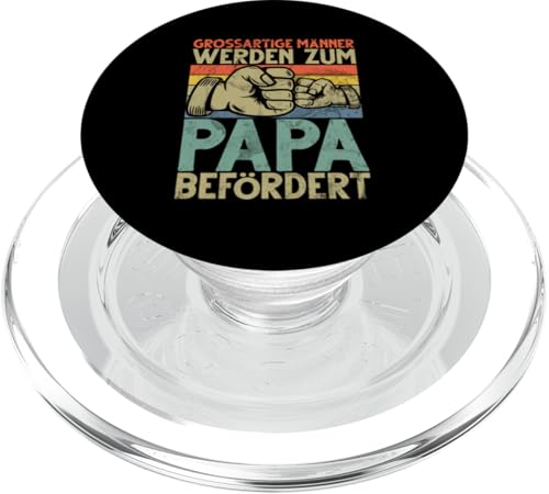 Großartige Männer Werden Zum Papa Befördert Vatertag PopSockets PopGrip für MagSafe Großartige Männer Werden Zum Papa Befördert Vatertag PopSockets PopGrip für MagSafe von Stolzer Liebevoller Papa Vatertagsgeschenk Daddy