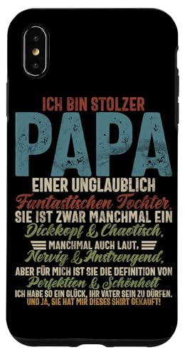 Ich Bin Stolzer Papa Einer Wundervollen Tochter Vatertag Hülle für iPhone XS Max Ich Bin Stolzer Papa Einer Wundervollen Tochter Vatertag Hülle für iPhone XS Max von Stolzer Liebevoller Papa Vatertagsgeschenk Daddy