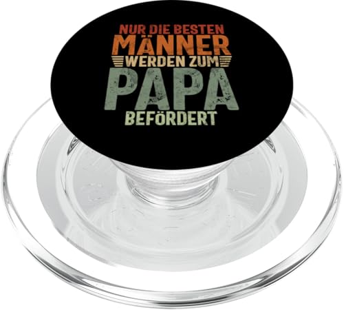 Nur Die Besten Männer Werden Zum Papa Befördert Vatertag PopSockets PopGrip für MagSafe Nur Die Besten Männer Werden Zum Papa Befördert Vatertag PopSockets PopGrip für MagSafe von Stolzer Liebevoller Papa Vatertagsgeschenk Daddy