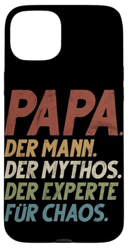 Papa Der Mann Der Mythos Der Experte Für Chaos Vatertag Hülle für iPhone 15 Plus Papa Der Mann Der Mythos Der Experte Für Chaos Vatertag Hülle für iPhone 15 Plus von Stolzer Liebevoller Papa Vatertagsgeschenk Daddy