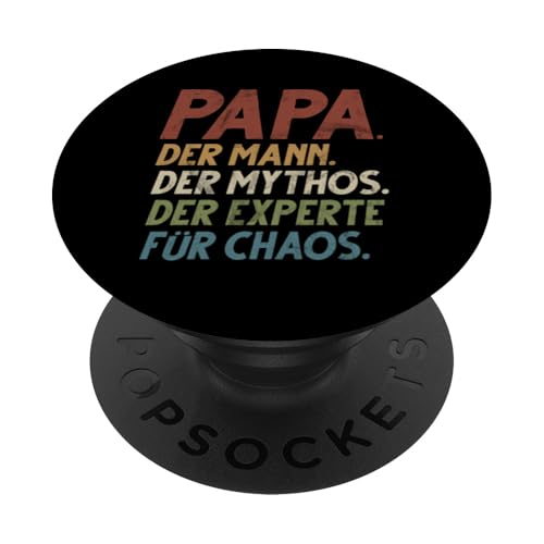 Papa Der Mann Der Mythos Der Experte Für Chaos Vatertag PopSockets Klebender PopGrip Papa Der Mann Der Mythos Der Experte Für Chaos Vatertag PopSockets Klebender PopGrip von Stolzer Liebevoller Papa Vatertagsgeschenk Daddy