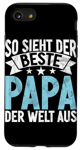 So Sieht Der Beste Papa Der Welt Aus Vatertag Lustige Hülle für iPhone SE (2020) / 7 / 8 von Stolzer Liebevoller Papa Vatertagsgeschenk Daddy