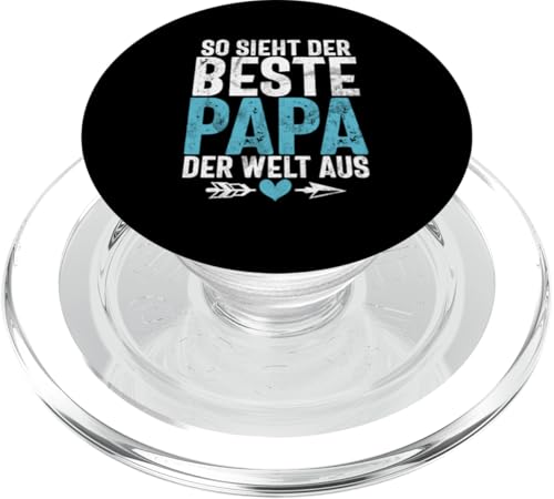 So Sieht Der Beste Papa Der Welt Aus Vatertag Vater Sprüche PopSockets PopGrip für MagSafe von Stolzer Liebevoller Papa Vatertagsgeschenk Daddy