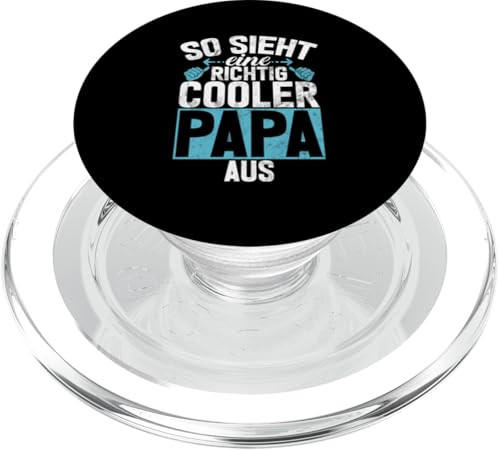 So Sieht Eine Richtig Cooler Papa Aus Vatertag Sprüche PopSockets PopGrip für MagSafe von Stolzer Liebevoller Papa Vatertagsgeschenk Daddy
